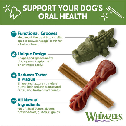 by Wellness Variety Box Natural Grain Free Dental Chews for Dogs, Small Breed, 56 Count