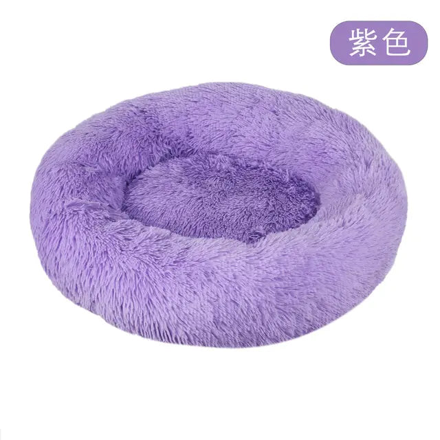 Calming Anti-Anxiety Donut Bed for Dogs and Cats