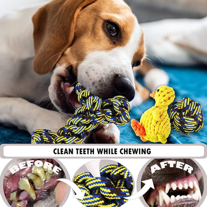 Dog Toys for Large Dogs 5 Pack 2022 New Tough & Durable Indoor Outdoor Dog Rope Toys for Aggressive Chewers, Heavy Duty Teething Chew Toys for Medium Breed Interactive Dog Toys