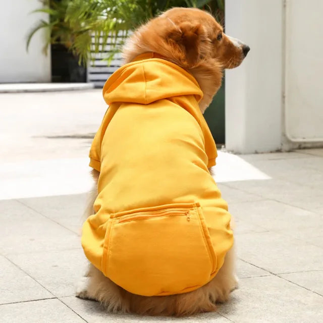 Warm Dog Hoodies for Medium-Large Dogs