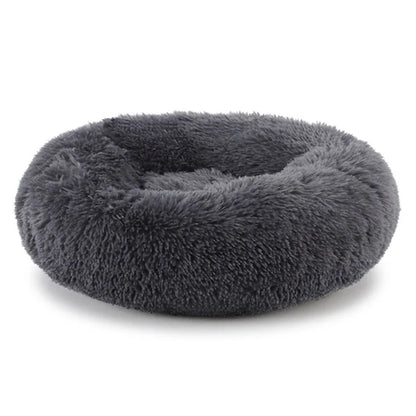 Cozy Round Pet Lounger Bed for Large Dogs and Cats