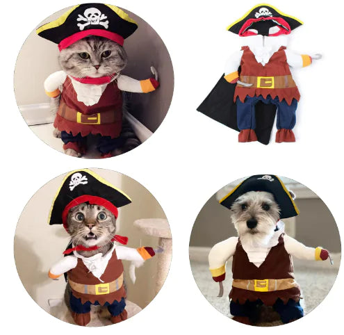 Pirate Costume For Small Medium Dogs Cats